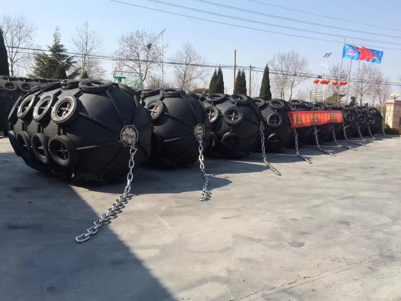 漂浮型橡膠護舷（氣囊）
